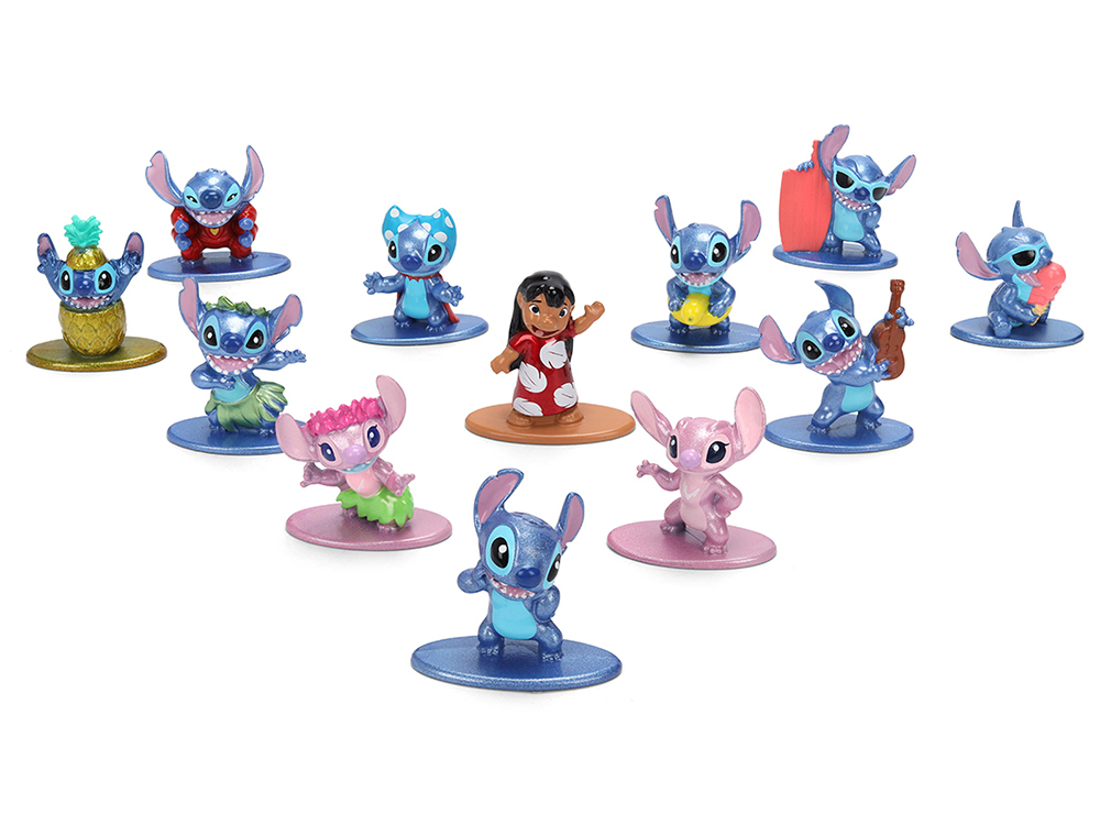 Set of 12 Diecast Figures 