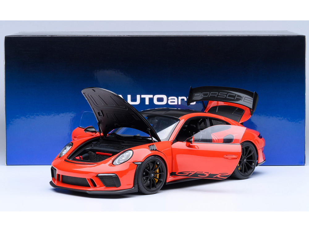 Porsche 911 (991.2) GT3 RS Weissach Lava Orange with Carbon Hood