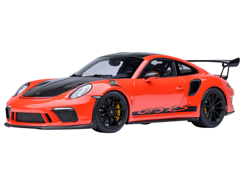 A*n様 オートアート1/18 ポルシェ 911 991 GT3 RS オレンジ Porsche 911 (991.2) GT3 RS Weissach Lava Orange with Carbon Hood