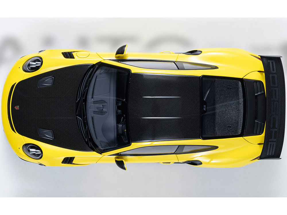 Porsche 911 (991.2) GT3 RS Weissach Racing Yellow with Carbon Hood