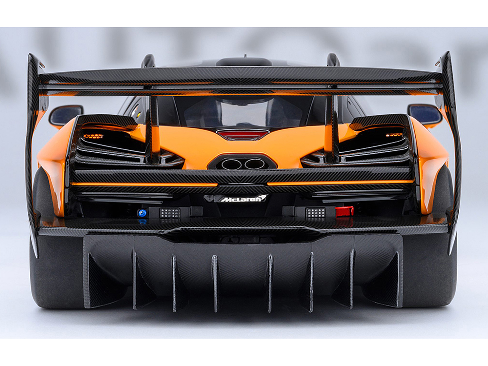 McLaren Senna GTR Orange with Black Top 1/18 Model Car by Autoart