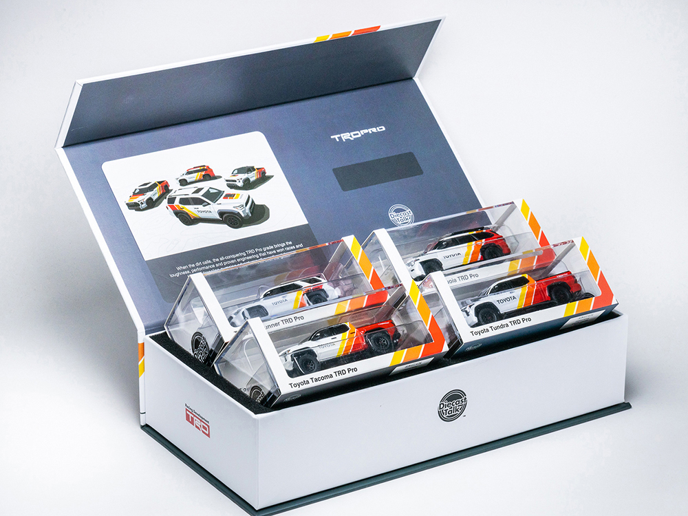 Toyota TRD PRO 4 Car Set Limited Edition to 500 pieces Worldwide 1