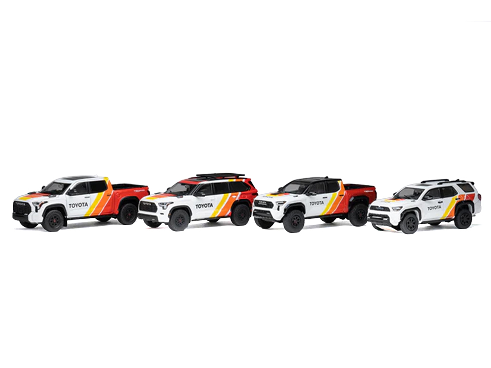 Toyota TRD PRO 4 Car Set Limited Edition to 500 pieces Worldwide 1
