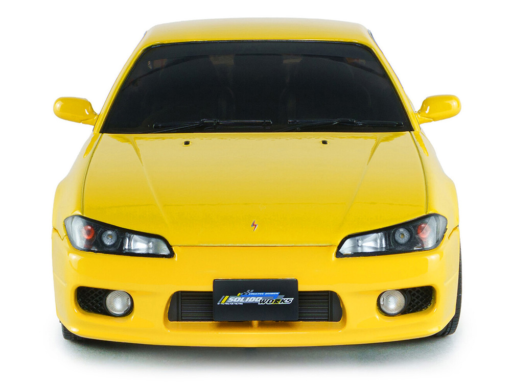 ま*昌様 SOIDOニッサンSILVIA S15 Spec R イエロー 1:1 1999 Nissan Silvia (S15) Spec-R Aero RHD (Right Hand Drive