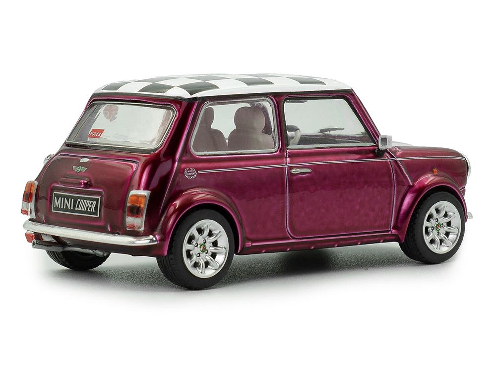 1997 Mini Cooper Sport Purple Metallic with White Stripes and