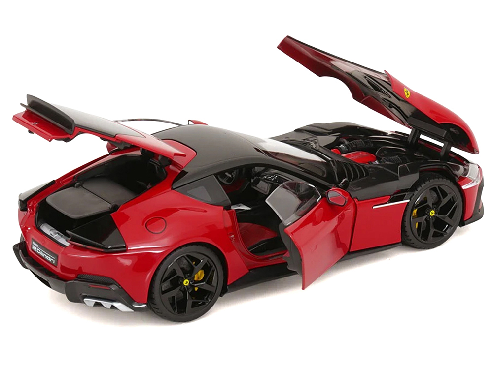 2024 Ferrari 12Cilindri Rosso Corsa Red with Black Top 1/18