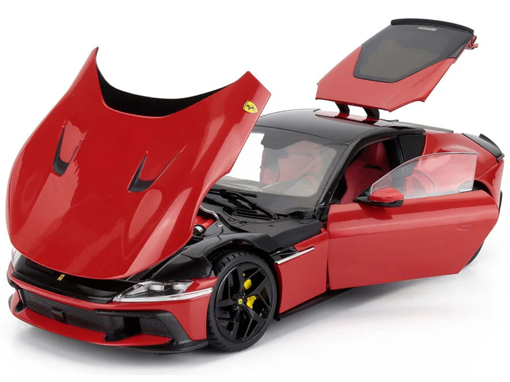1/18 フェラーリ 12Cilindri ロッソコルサ 2024 2024 Ferrari 12Cilindri Rosso Corsa Red with Black Top 1/18