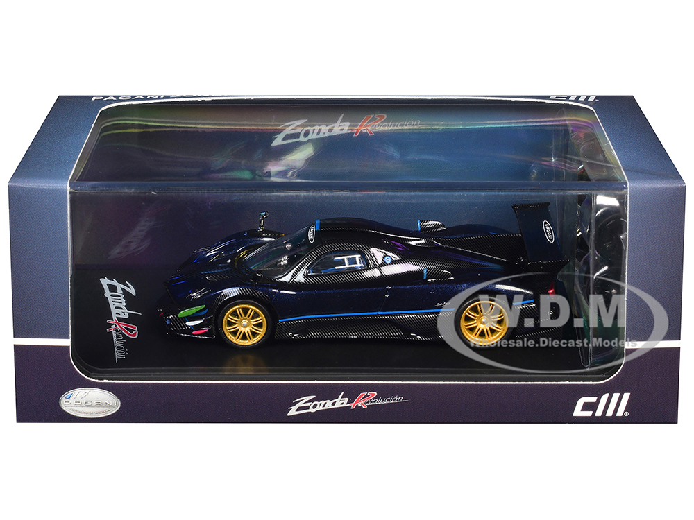 Pagani Zonda Revolucion Dark Blue Metallic and Carbon with Extra