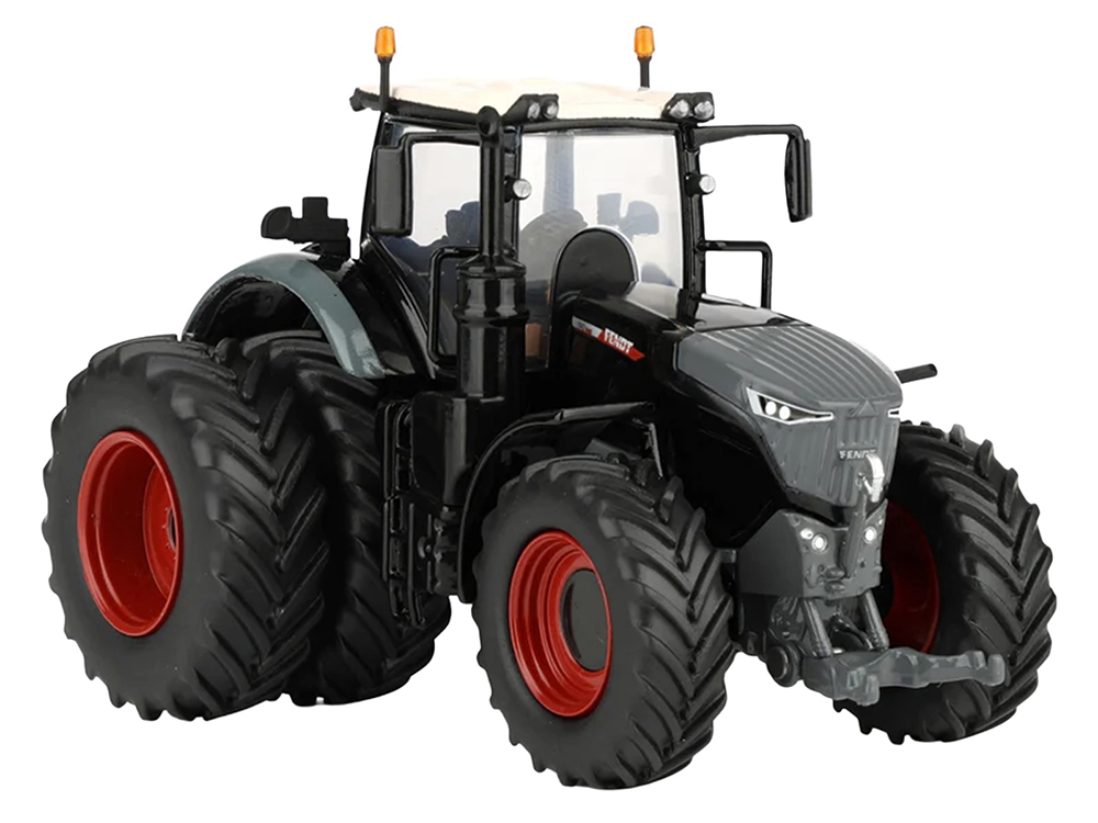 Fendt 1042 Vario Tractor with Front and Rear Dual Wheels Black