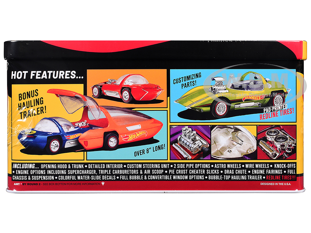 Skill 2 Model Kit Hot Wheels Silhouette with Collector Tin 1/25
