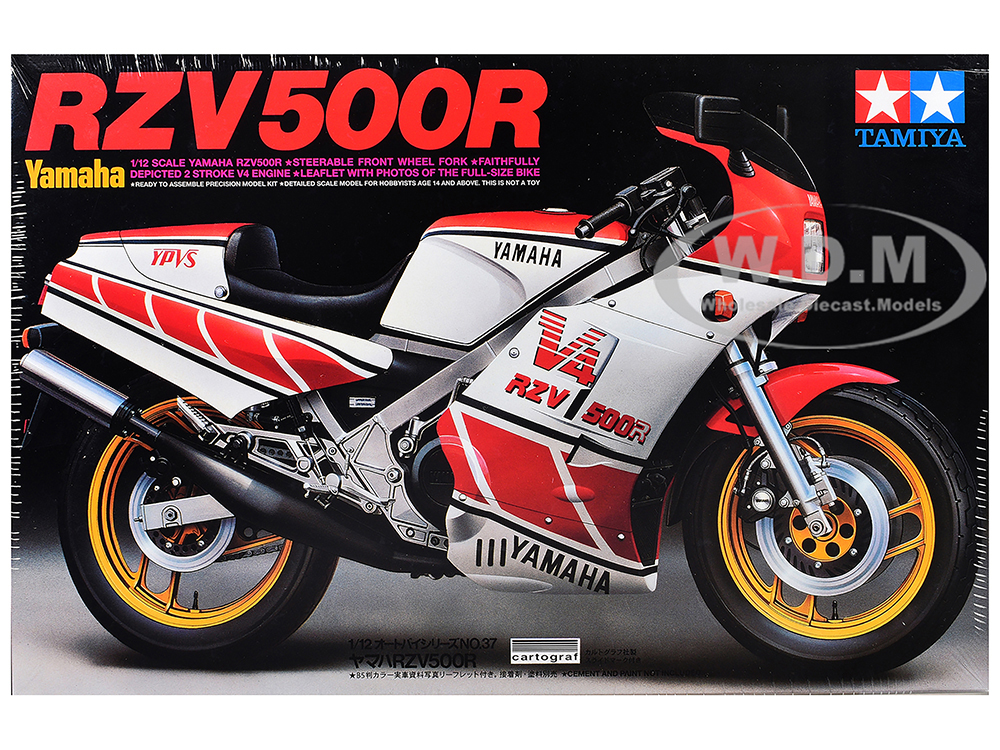 Model Kit Yamaha RZV500R Motorcycle 1/12 Scale Model by Tamiya