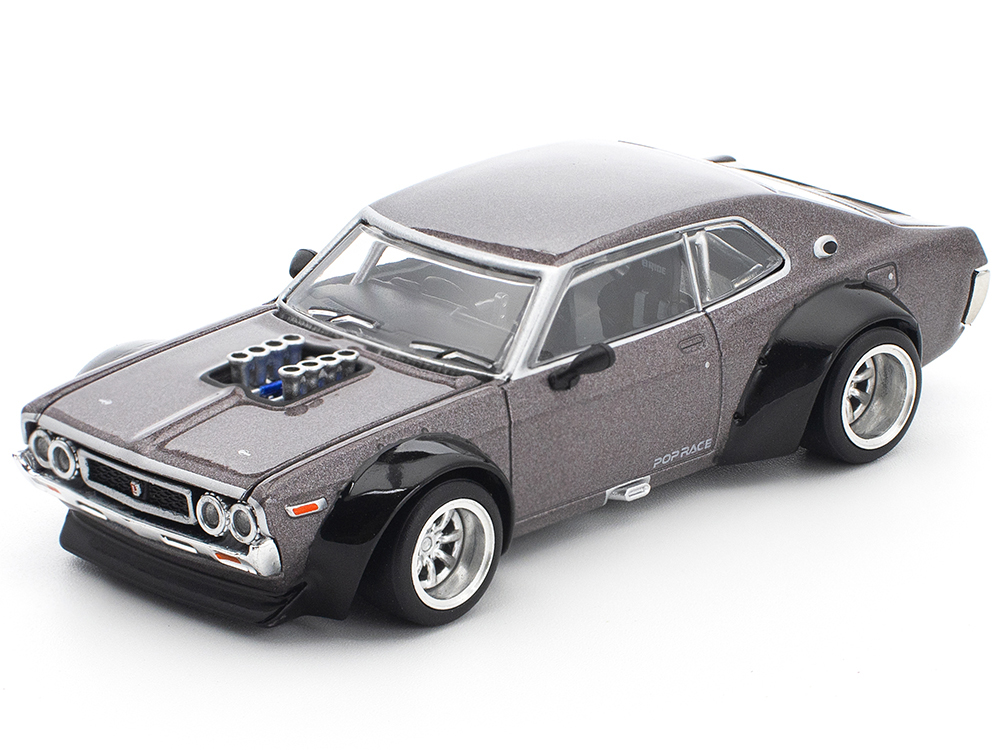 Datsun Laurel C130 RHD (Right Hand Drive) Gray Metallic 1/64