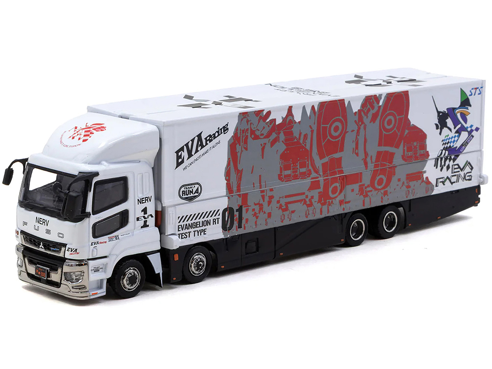 Mitsubishi Fuso Super Great Truck with Transporter 
