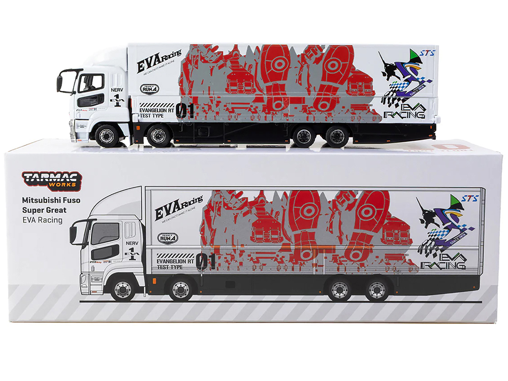 Mitsubishi Fuso Super Great Truck with Transporter 
