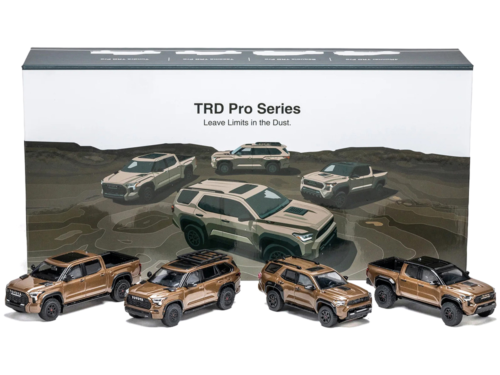Toyota TRD PRO Mudbath 4 Car Set Limited Edition to 200 pieces