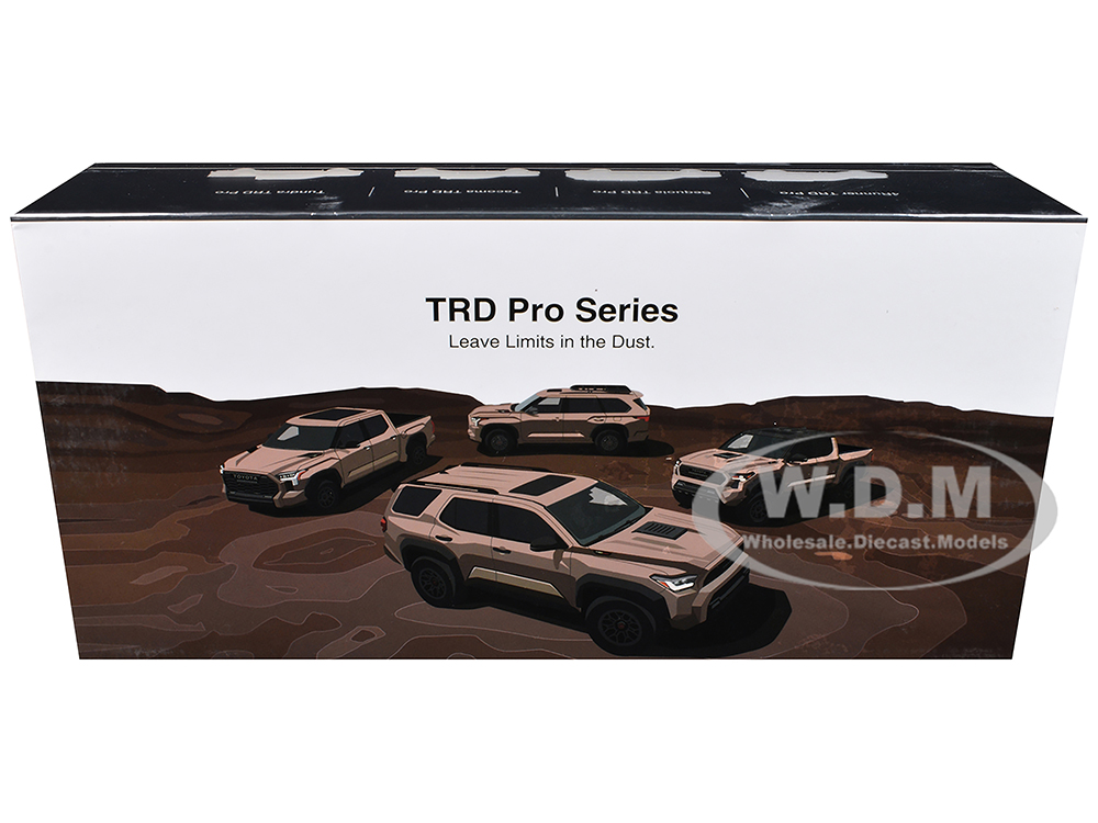 Toyota TRD PRO Mudbath 4 Car Set Limited Edition to 200 pieces
