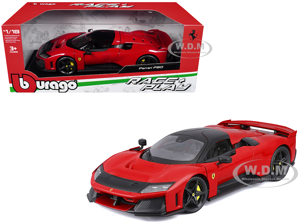 Ferrari ミニカー レッド　F80 Ferrari F80 Red with Black Top 
