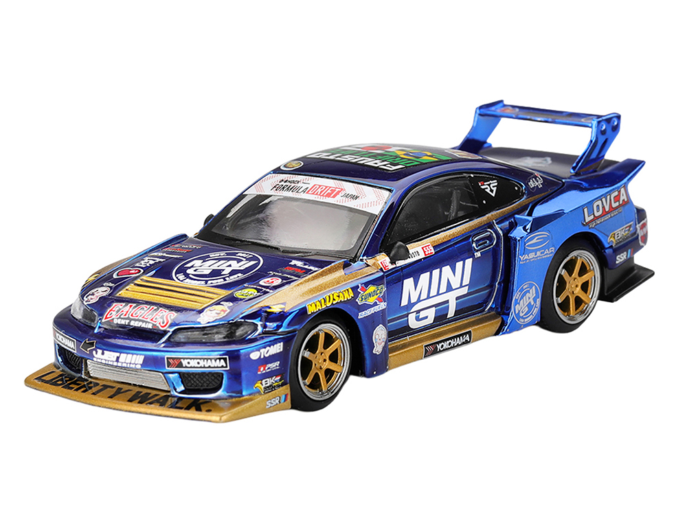Liberty Walk Osaka S15 ミニカー Nissan Silvia (S15) LB-Super Silhouette RHD (Right Hand Drive