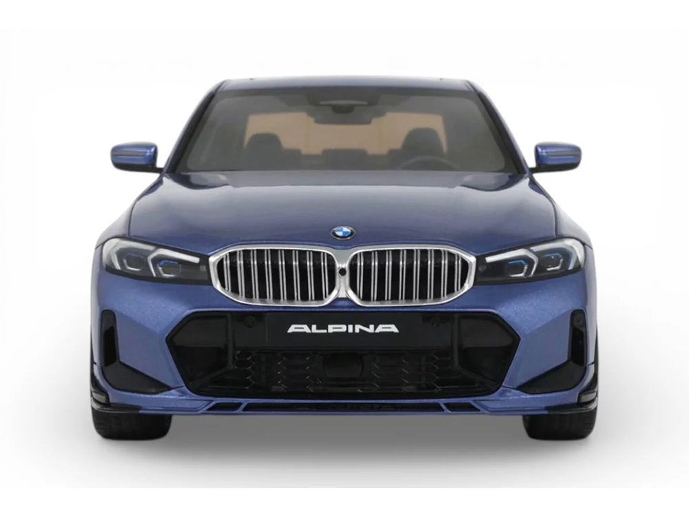2024 BMW Alpina B3 GT Saloon Blue Metallic 1/18 Model Car by GT Spirit