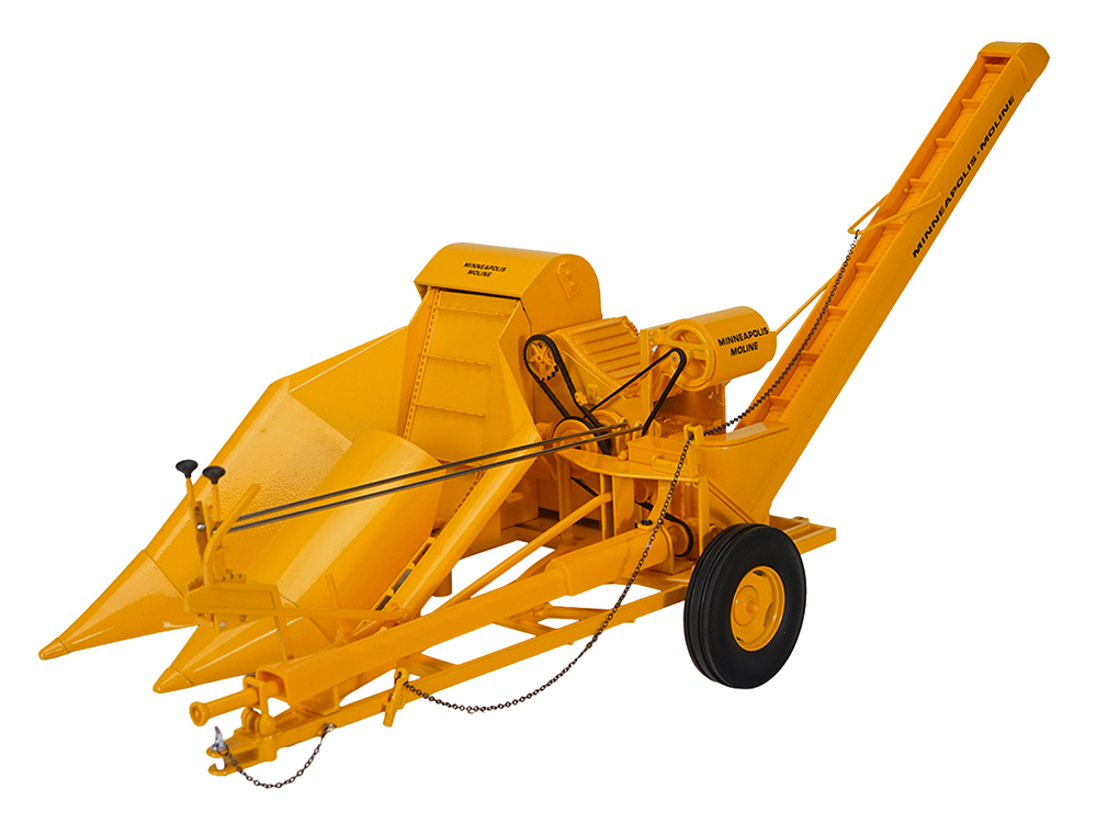 Minneapolis Moline H320 Pull-Type Corn Picker Yellow 