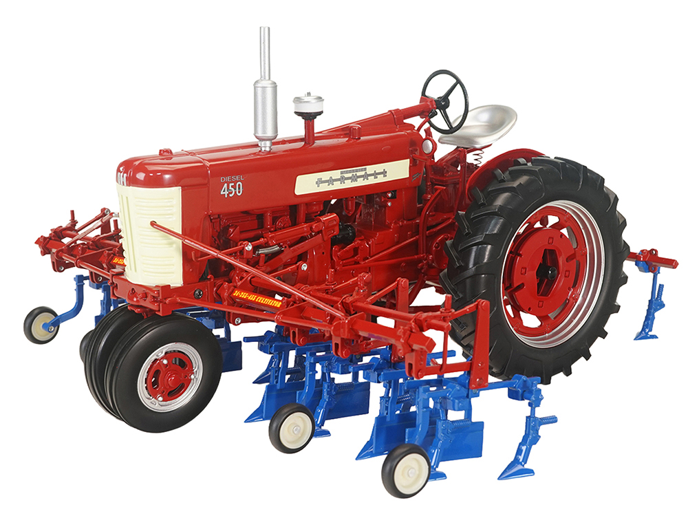 Farmall 450 Narrow Front Diesel Tractor with Front and Rear
