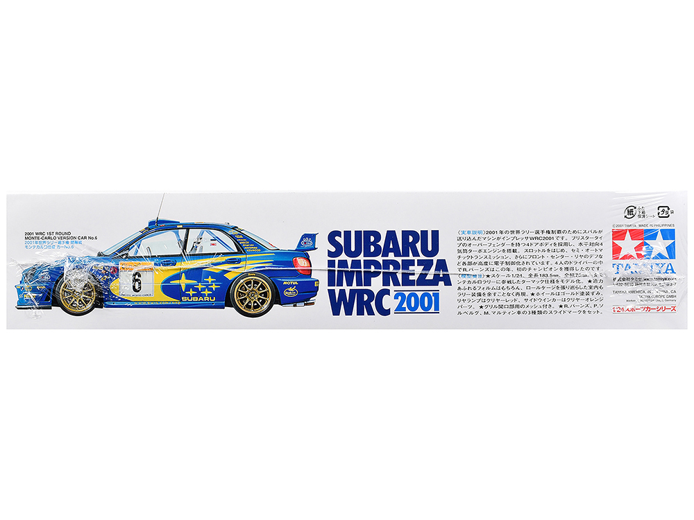 TAMIYA SUBARU IMPREZA WRC 2001 1/24 完成品 Model Kit Subaru Impreza 