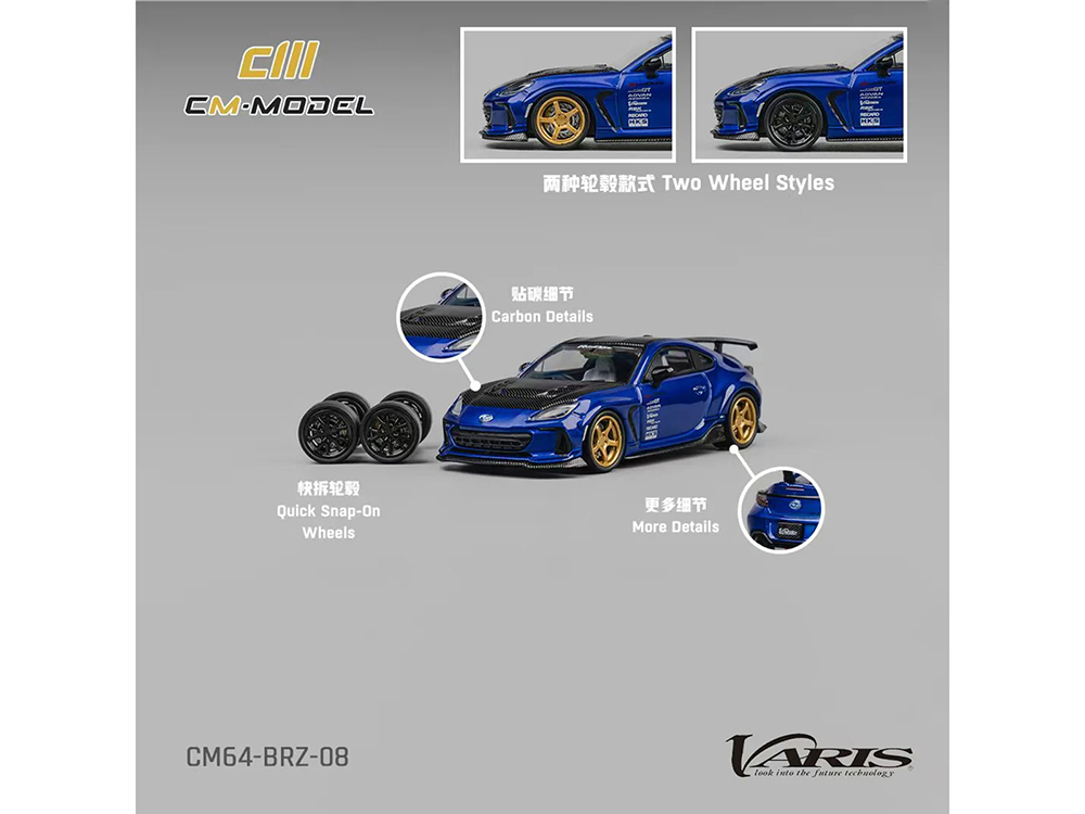 Subaru BRZ Varis Arising-1 RHD (Right Hand Drive) Blue Metallic