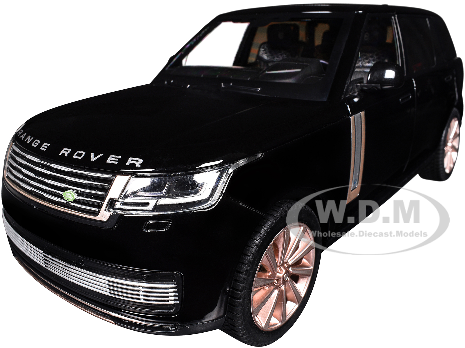 2022 Land Rover Range Rover SV Black Metallic with Moonroof 1/18