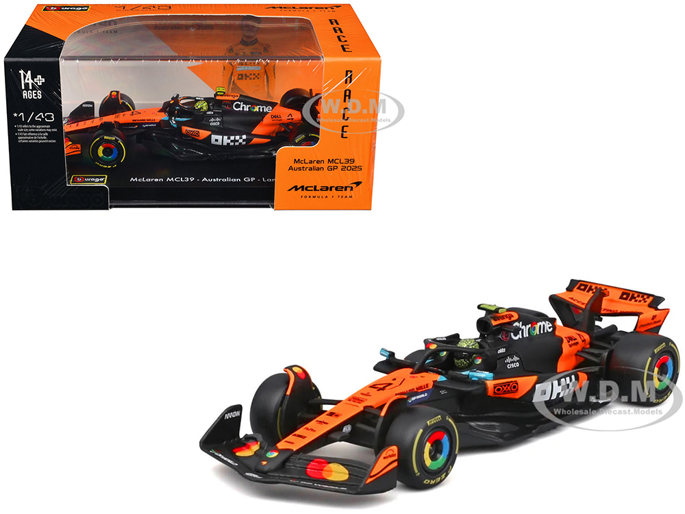 F1 ミニカー McLaren Norris 2025 オーストラリアGP McLaren MCL39 #4 Lando Norris Winner Formula One F1 