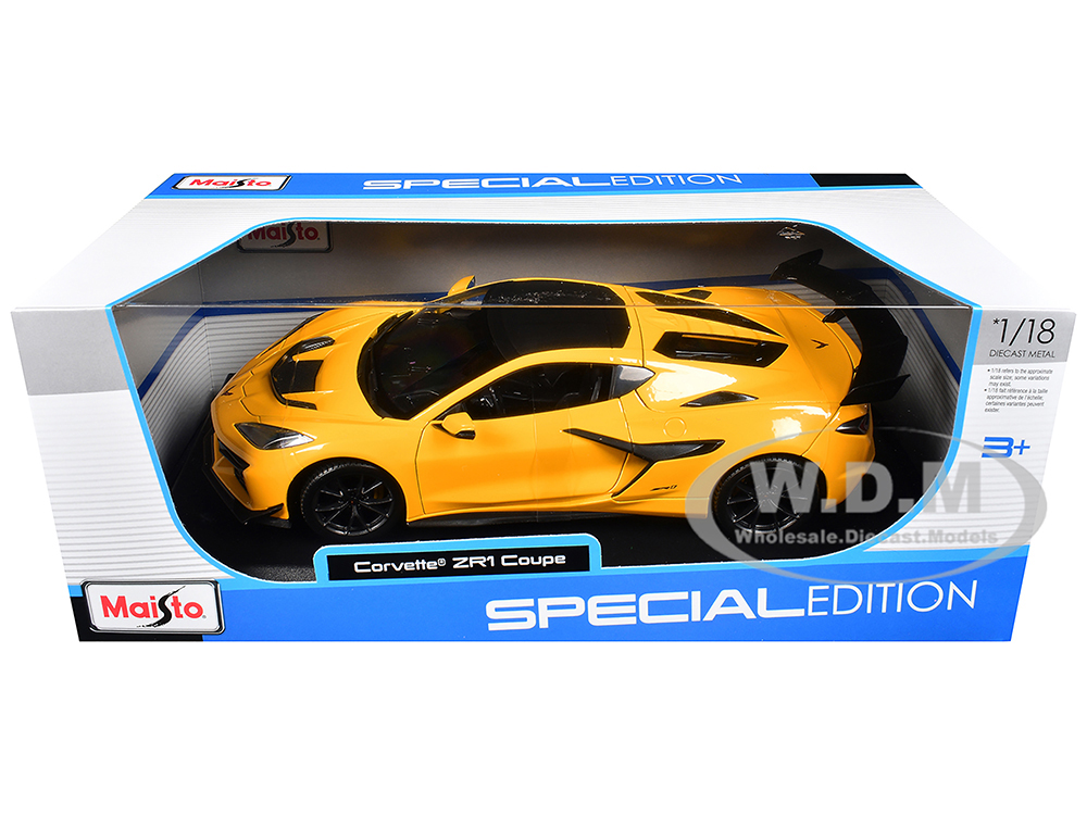 Chevrolet Corvette ZR1 Coupe Yellow with Carbon Top 