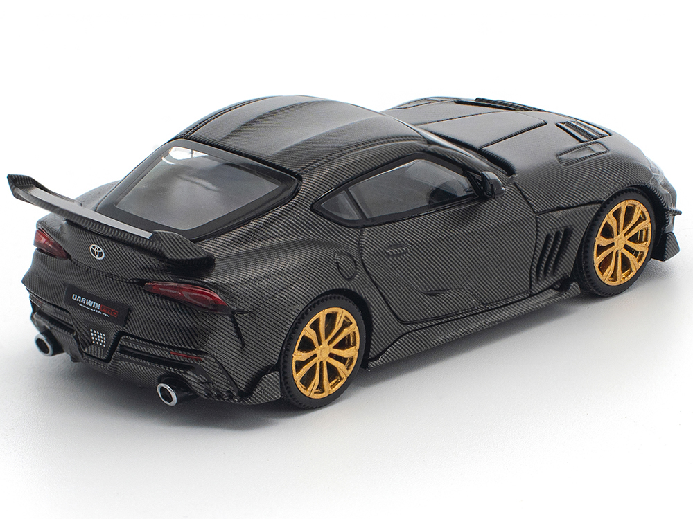 Toyota DarwinPro 66G WBK Supra A90 Full Carbon 1/64 Diecast Model
