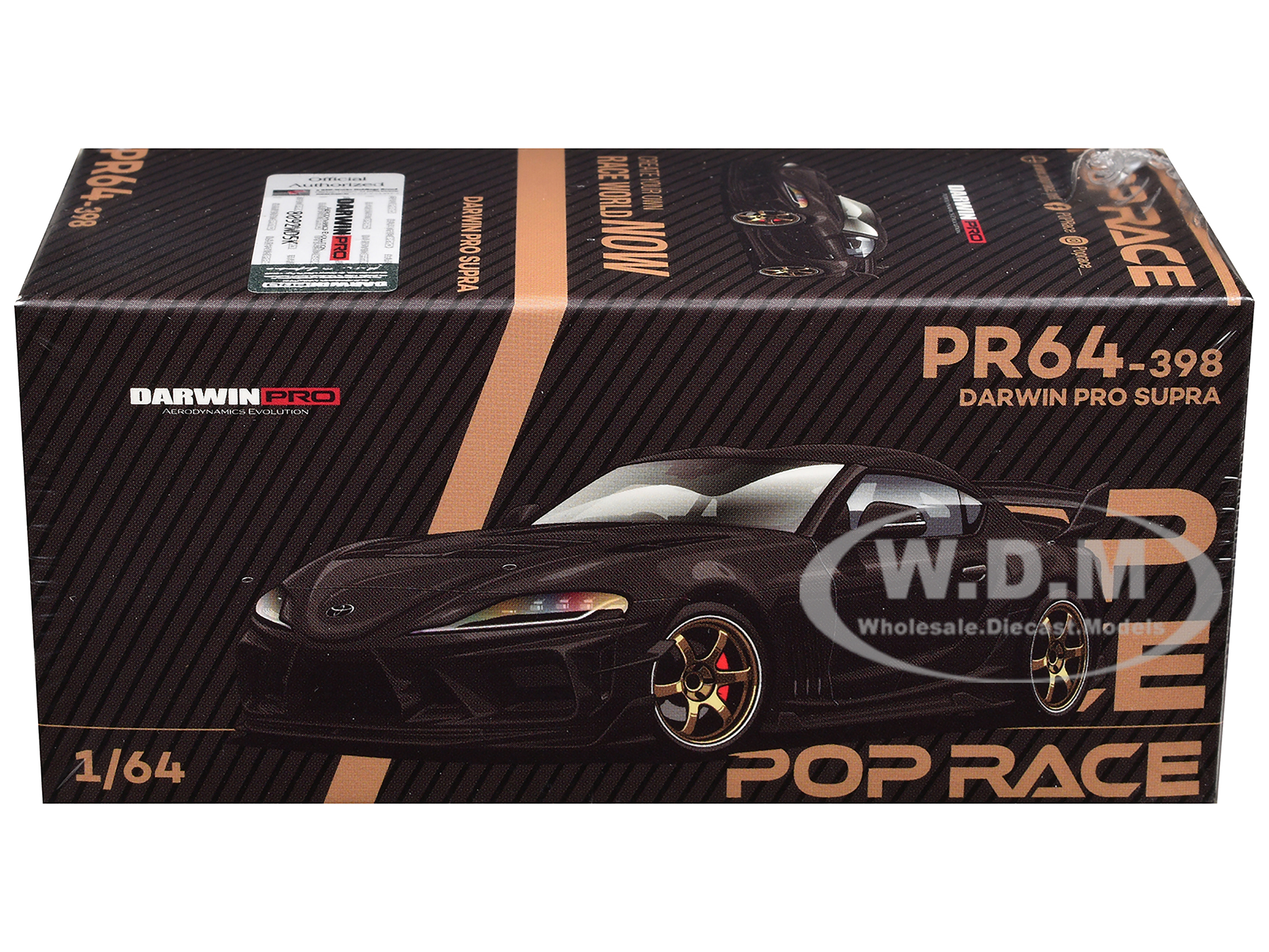 Toyota DarwinPro 66G WBK Supra A90 Full Carbon 1/64 Diecast Model