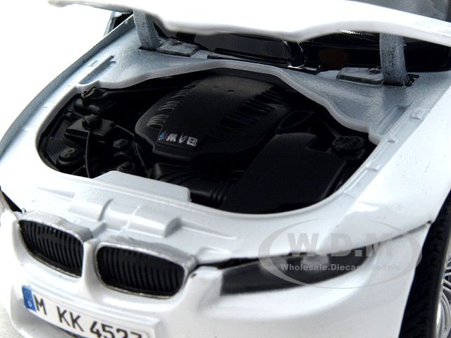BMW M3 E92 Coupe White 1/24 Diecast Model Car Motormax 73347