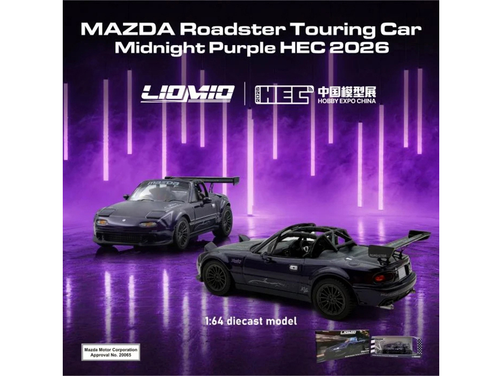 Mazda Roadster Touring Car RHD (Right Hand Drive) Midnight Purple