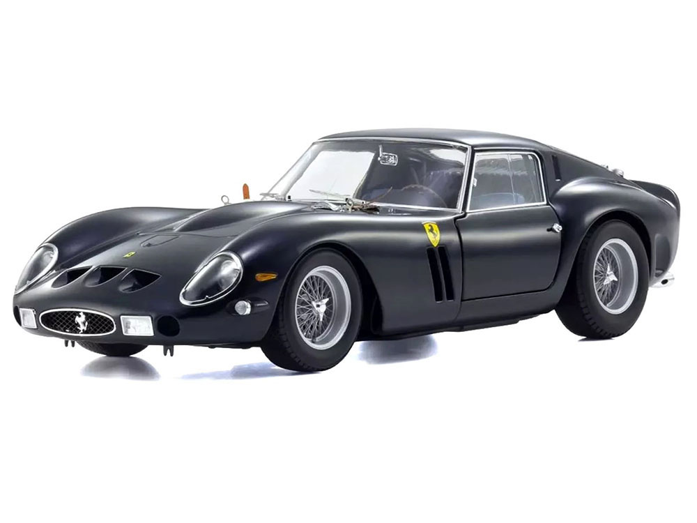 Ferrari 250 GTO Dark Blue Metallic 1/18 Diecast Model Car by Kyosho
