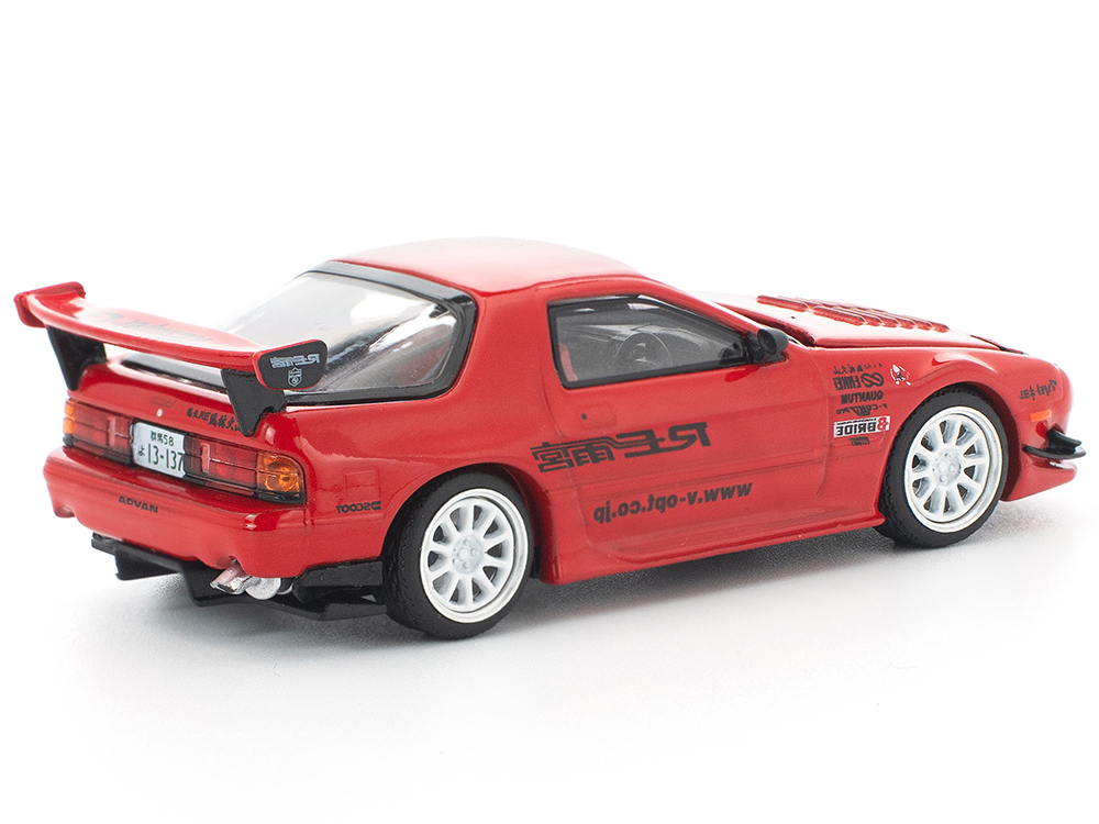 ミニカー 1/43 Mazda RX-7 (FC3S) RE Amemiya Red Mazda RX7 (FC3S) RE Amemiya RHD (Right Hand Drive) Red Metallic 1