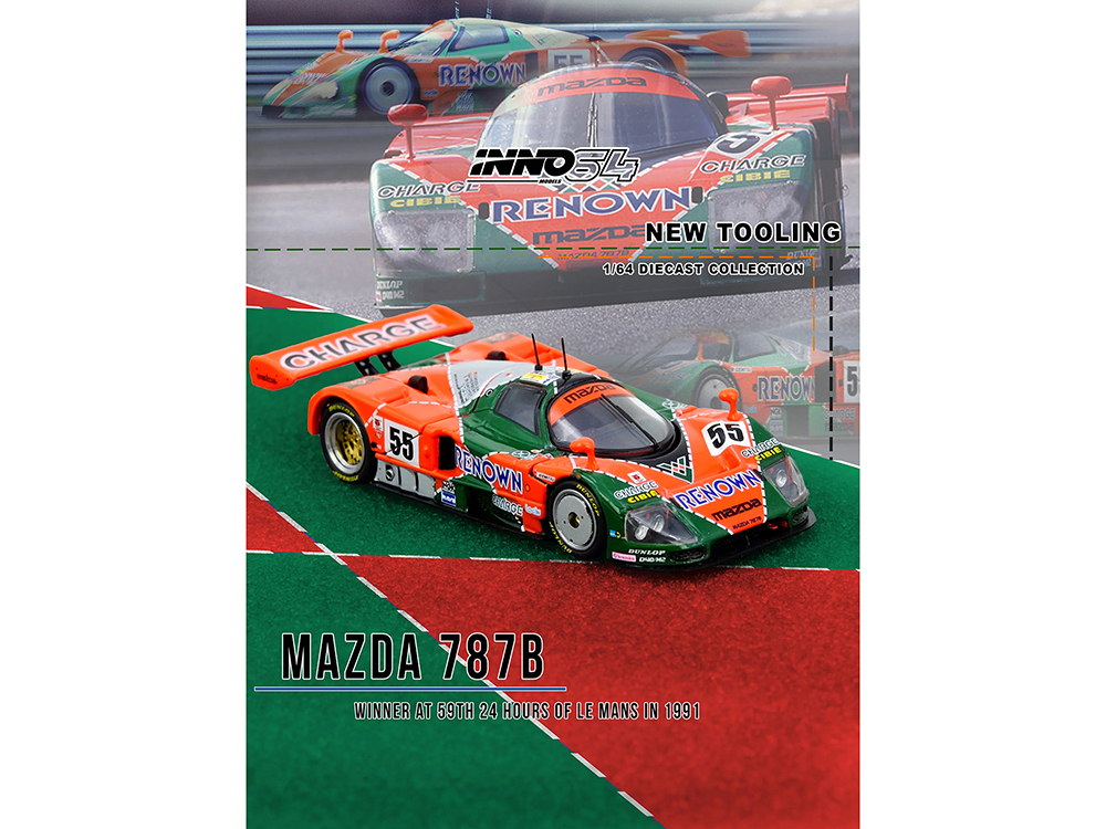 Mazda 787B #55 Johnny Herbert - Volker Weidler - Bertrand Gachot