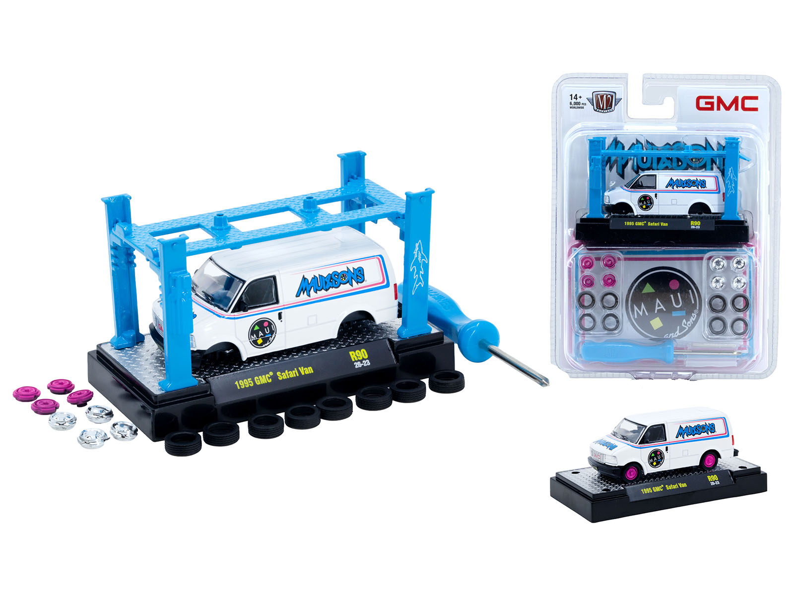 Model Kit 3 piece Car Set Release #90 Limited Edition to 6000