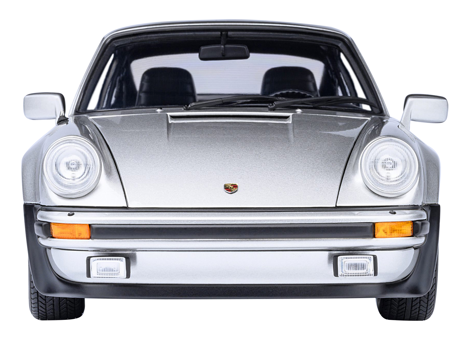 Porsche 911 (930) Turbo 3.0 Silver Metallic 1/18 Model Car by Autoart