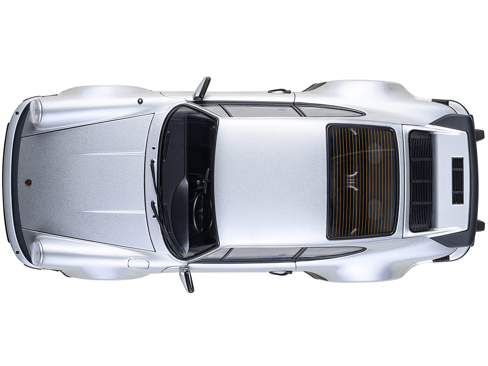 Porsche 911 (930) Turbo 3.0 Silver Metallic 1/18 Model Car by Autoart