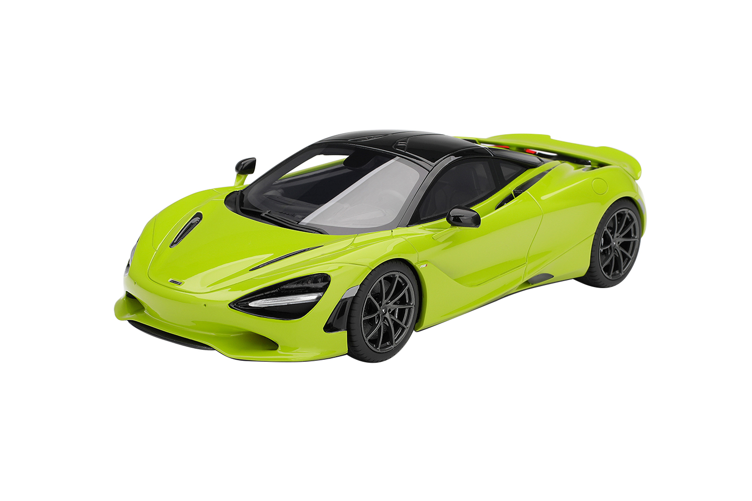 McLaren 750S Lime Green 1/18 Model Car by Top Speed