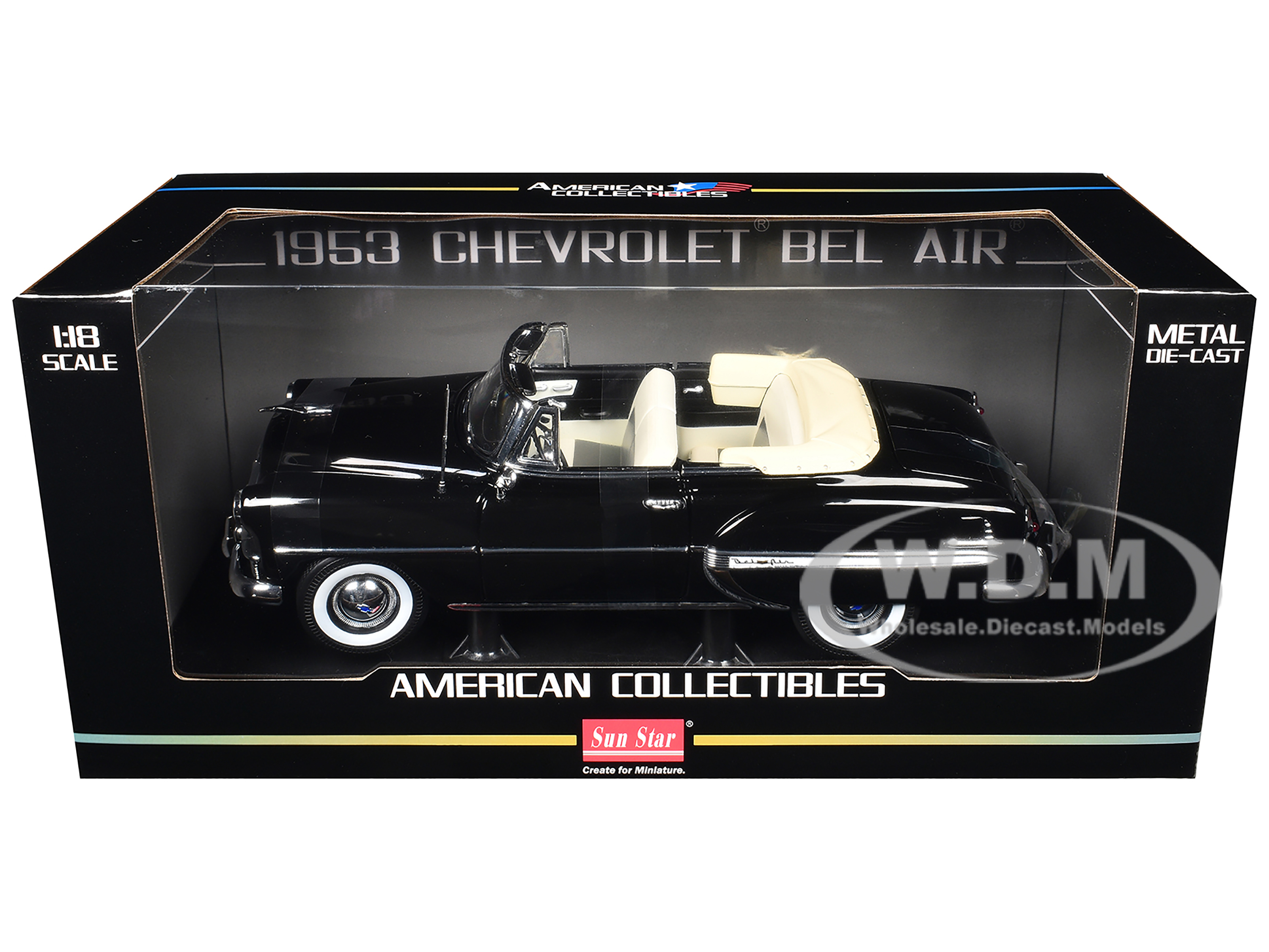 1953 Chevrolet Bel Air Open Convertible Black 