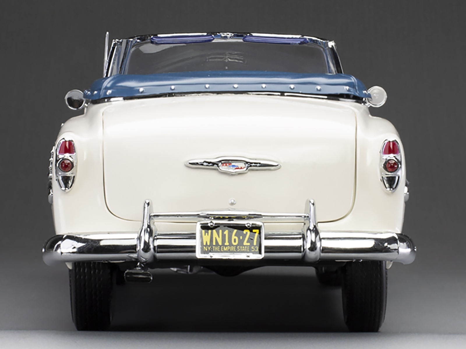 1953 Chevrolet Bel Air Open Convertible White with Blue Interior