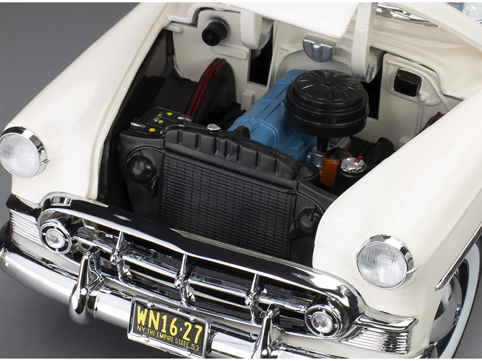 1953 Chevrolet Bel Air Open Convertible White with Blue Interior