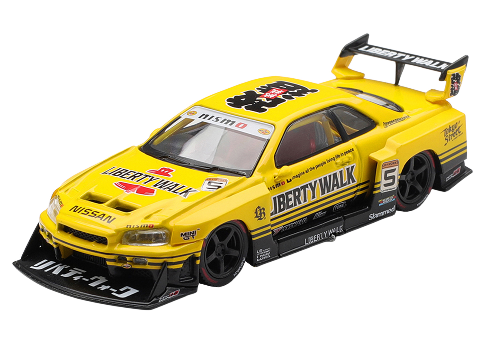 MINI GT Nissan LB-ER34 加藤会長直筆サイン入り1周年記念 Nissan LB-ER34 Super Silhouette Skyline RHD (Right Hand Drive) #5