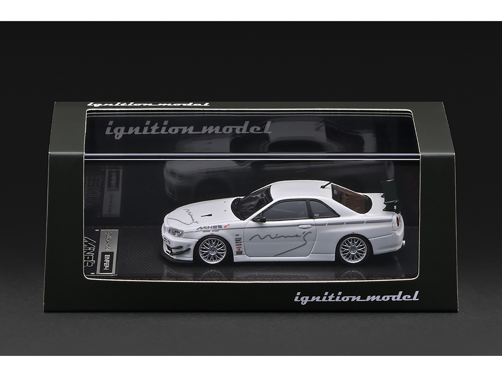 Nissan Skyline GT-R Mine's (R34) White Limited Edition 1/64