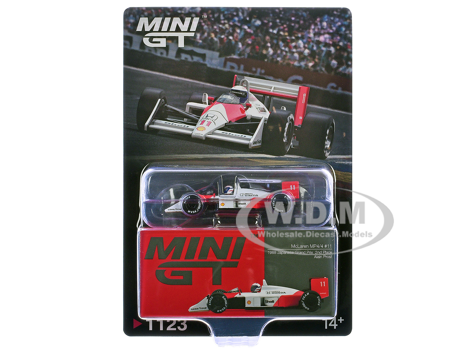 McLaren MP4/4 #11 Alain Prost 2nd Place Formula One F1 