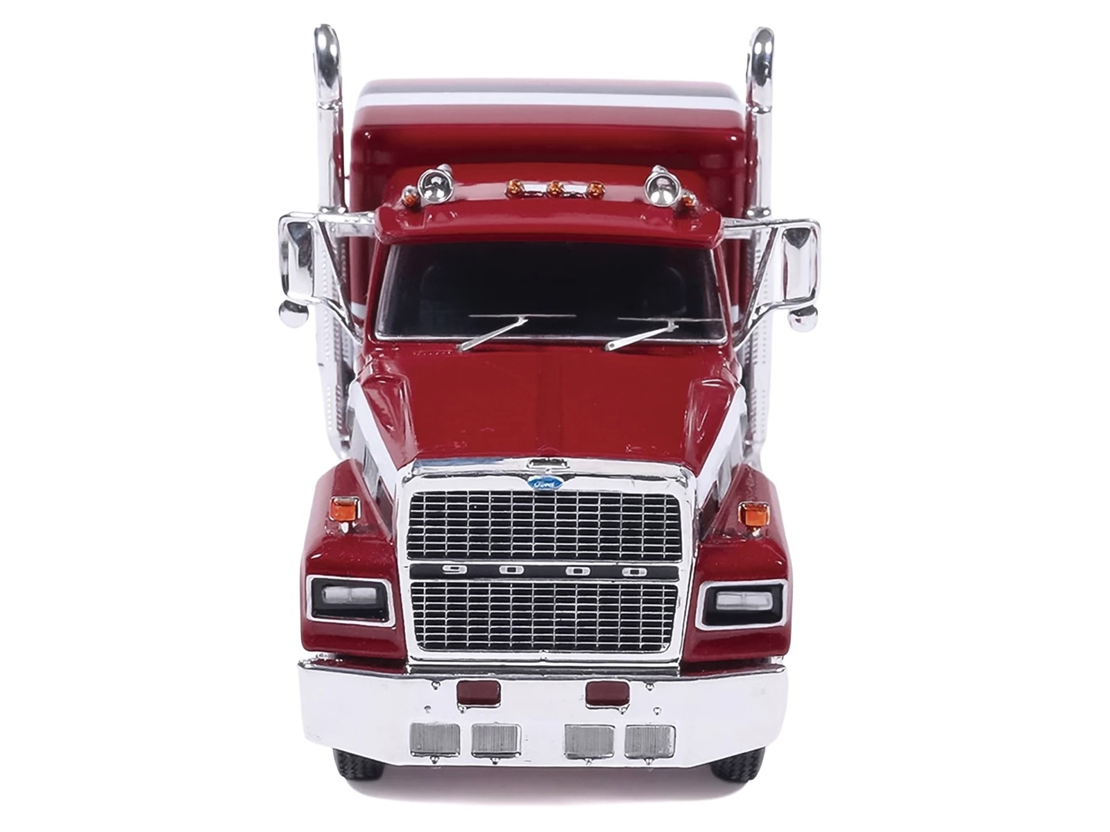 1978 Ford LTL-9000 Truck Tractor Red Metallic with Stripes 1/64