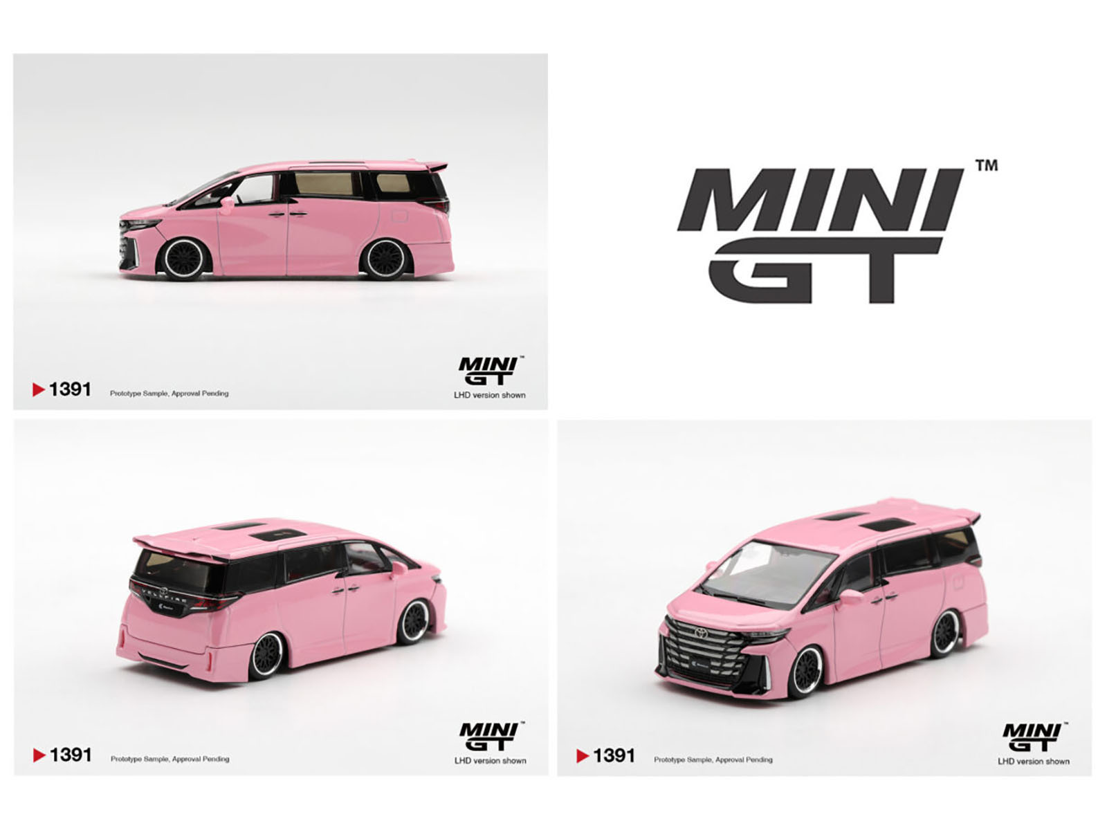 Toyota Vellfire 40 KUHL Metallic Pink Limited Edition 1/64 Diecast