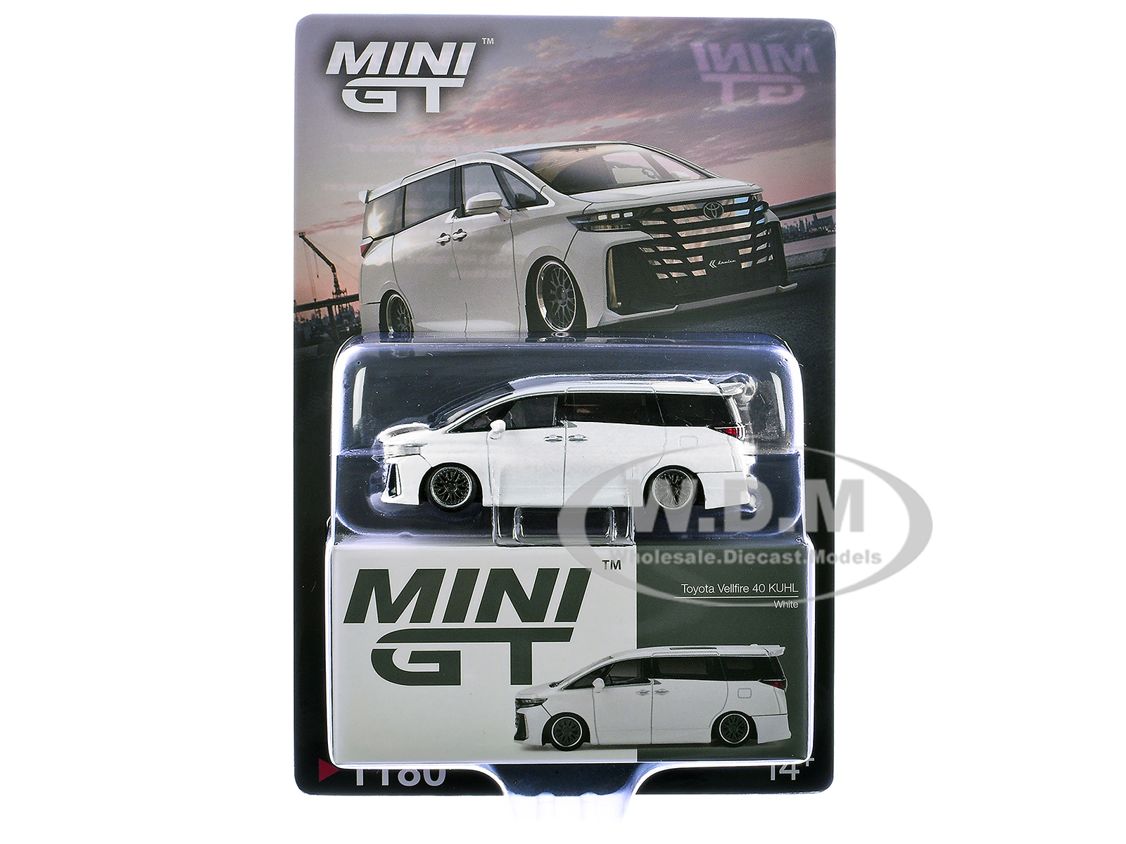 Toyota Vellfire 40 KUHL Van White Metallic Limited Edition 1/64